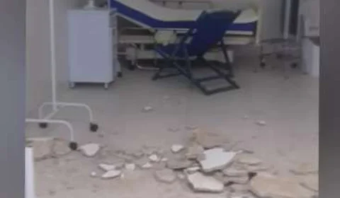 Teto de hospital desaba em cima de paciente idosa internada