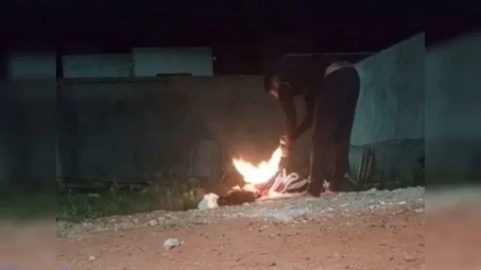 Homem queima intimação judicial, descumpre medida protetiva e é preso