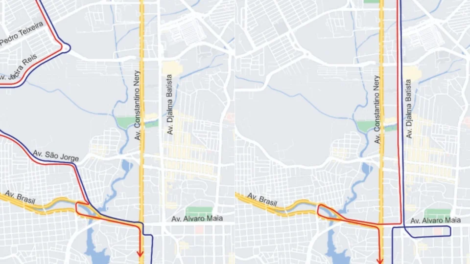 VEJA: mudança temporária de transporte e trânsito neste sábado