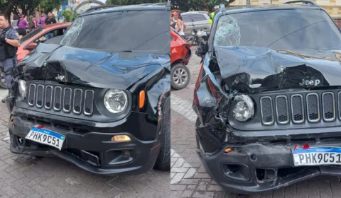 URGENTE: Possivelmente embriagado, homem mata condutor de ambulância e atropela cadeirante em Manaus