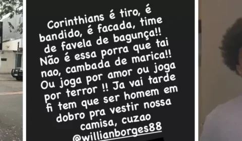 Suspeito de ameaçar jogador Willian do Corinthians pelas redes sociais é preso