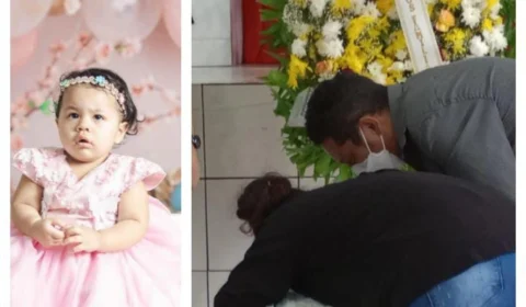 Família de pequena Safira recebe corpo para velório