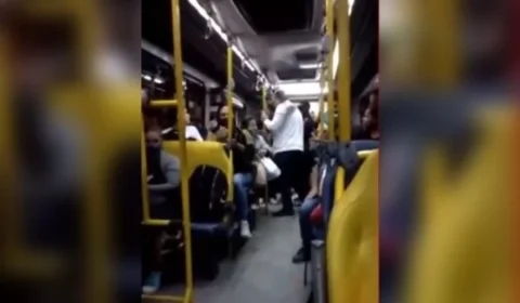 VEJA VÍDEO: Homem expulsa idoso de ônibus por assediar jovem
