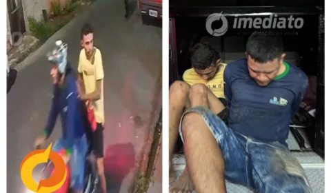 Dupla que realizou vários assaltos no Armando Mendes é presa pela ROCAM