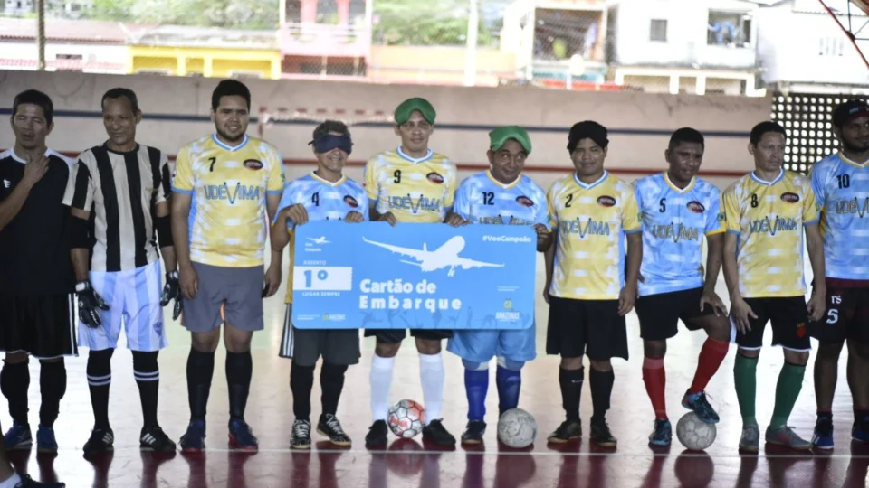 Equipe amazonense de futebol para cegos representa Manaus em Campeonato