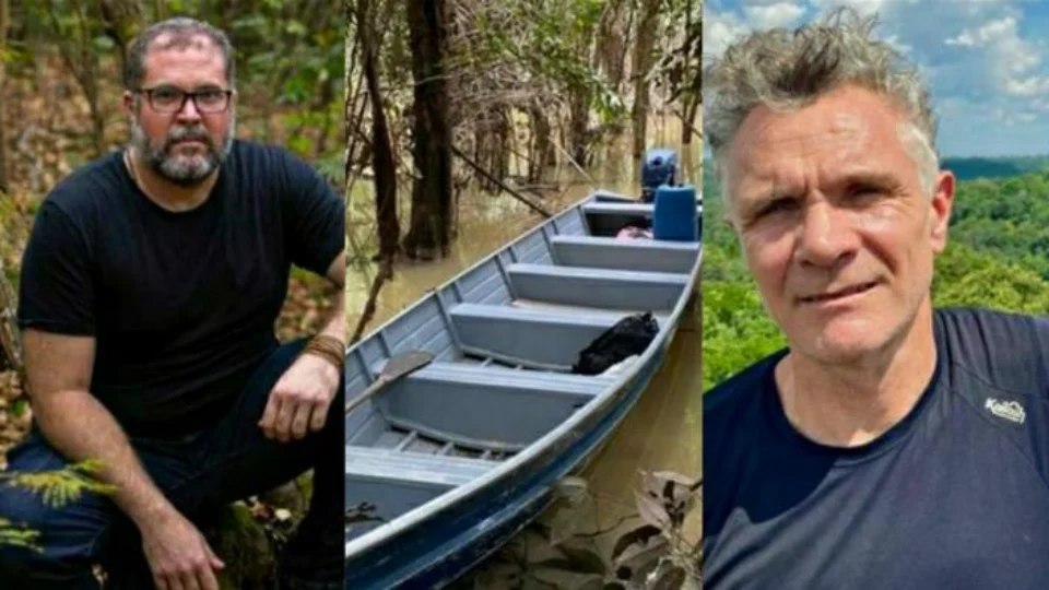 Polícia encontra lancha de Bruno e Dom; embarcação foi encontrada a 20 metros de profundidade