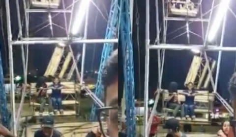 VEJA VÍDEO: Cadeira de roda gigante se solta no shopping Phelippe Daou