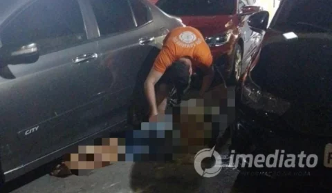 VÍDEO: Chapeiro é assassinado e mulher fica ferida durante ataque do tráfico em lanche