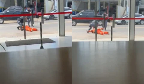 VEJA VÍDEO: homem com roupa de gari é preso realizando assalto em Manaus