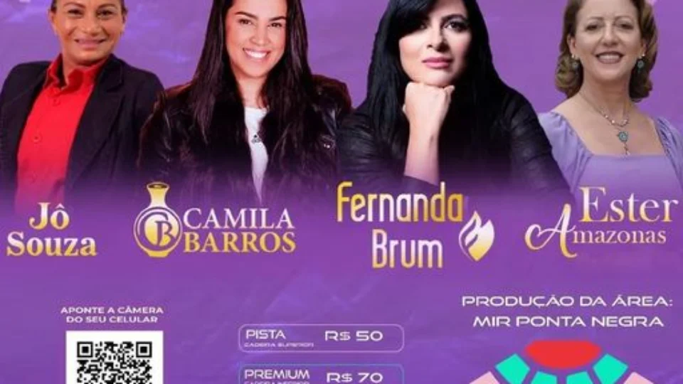 Kairós para Mulheres: festival traz cantoras do mundo gospel em Manaus