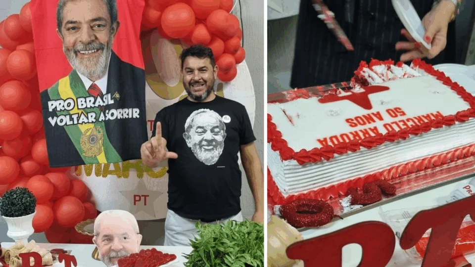 Homem é assassinado durante festa de aniversário com tema do PT