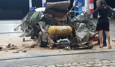 Morre motorista de carro que explodiu ao abastecer em posto