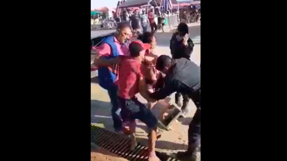 ‘Rapa’ da Prefeitura aterroriza trabalhador e criança se desespera, na Ponta Negra