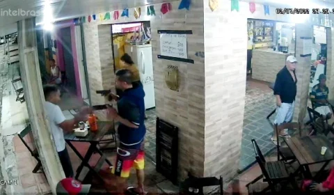 VÍDEO: Policial penal é executado a ‘sangue frio’ com a própria arma