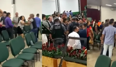 VEJA VÍDEO: após acusação de adúlterio, igreja em Manaus vira  novamente palco de confusão
