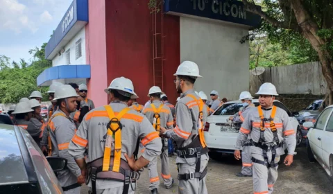 Funcionários da Amazonas Energia registram B.O no bairro Alvorada após manifestação