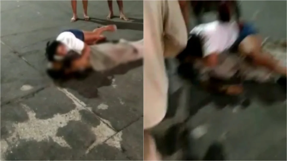 VEJA VÍDEO: mãe em desespero abraça filho morto a facadas no Amazonas