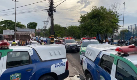 Confusão entre mototaxistas e motoristas de app mobiliza a polícia em Manaus