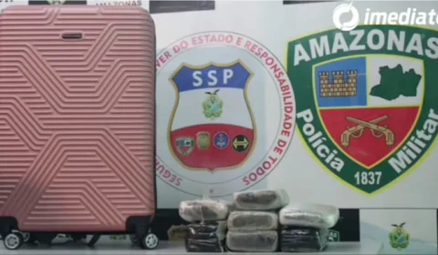 Mala com drogas é apreendida em balsa do Centro
