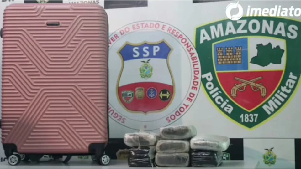 Mala com drogas é apreendida em balsa do Centro