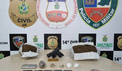 Criminoso é preso com ‘Maconha Regional’ e arma em Operação