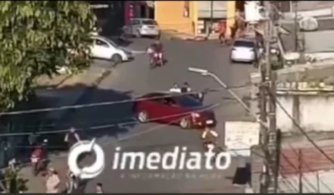 Com vítima entre a vida e a morte, atropelador de homem e criança deixa a prisão