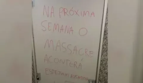 ‘O massacre acontecerá’, diz mensagem com ameaça nazista em escola