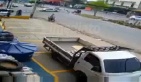 Vídeo mostra momento em que jovem morre ao ser arremessada durante colisão com carro