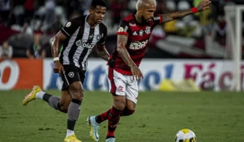 Flamengo vence Botafogo por 1X0 no Engenhão