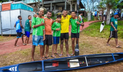 Atletas indígenas do AM se destacam em campeonato de canoagem na Bahia