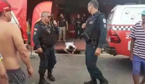 Homem acaba morto ao tentar assaltar sargento dentro de bar