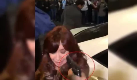 VEJA VÍDEO: Brasileiro é preso após tentar atirar em Cristina Kirchner
