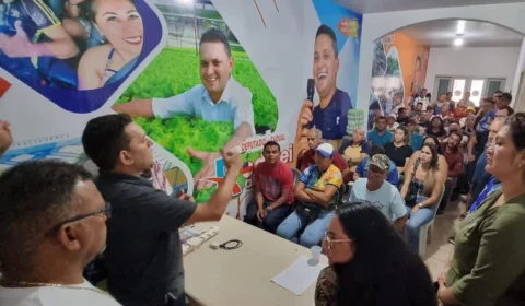 Candidato a deputado estadual Rodinei Ramos, reúne com líderes de campanha