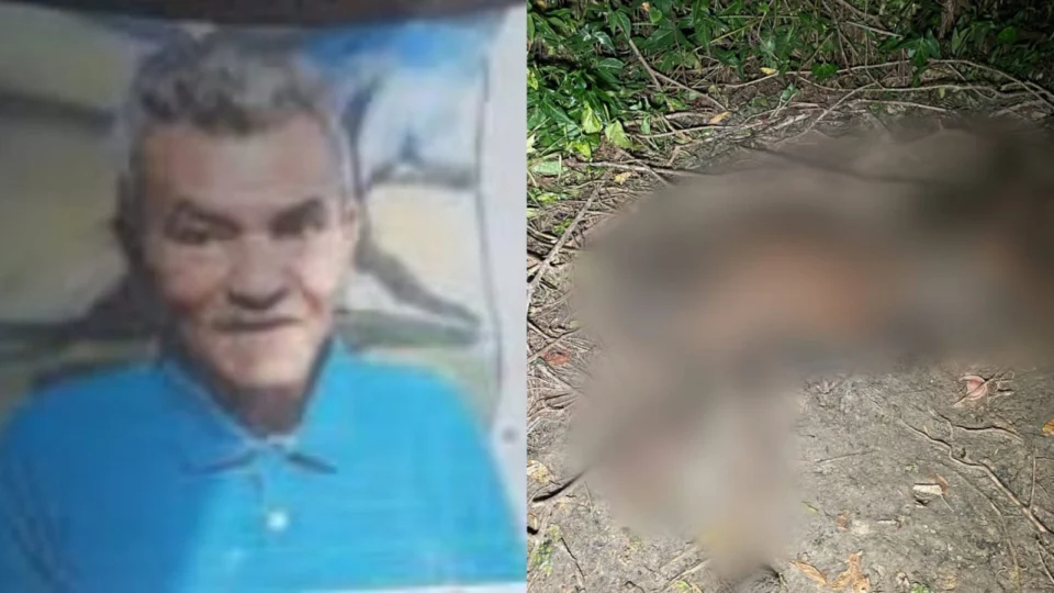 Cadáver achado em área de mata é de idoso que estava desaparecido
