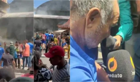 Venezuelano que ateou fogo em loteria no Centro de Manaus recebe alta hospitalar