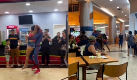 VÍDEO: ‘Miranha de Manaus’ separa briga e viraliza