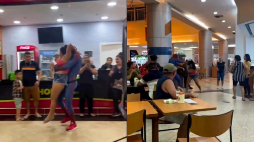 VÍDEO: ‘Miranha de Manaus’ separa briga e viraliza