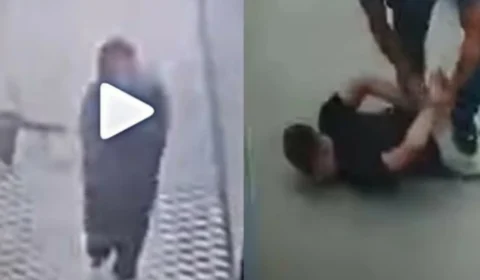 VEJA VÍDEO: mulher leva facada no pescoço por ex-companheiro