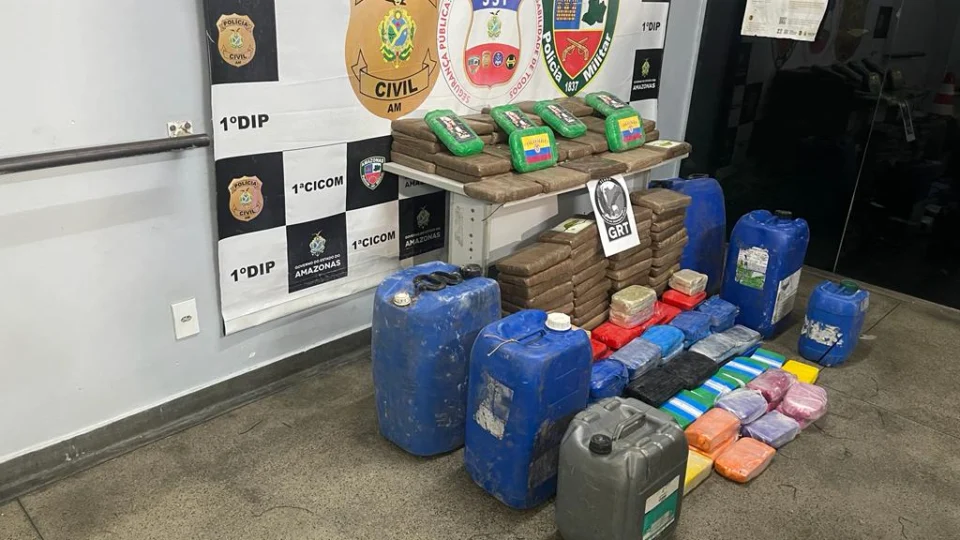 Mais de 200 kg de drogas são apreendidos em Porto de Manaus