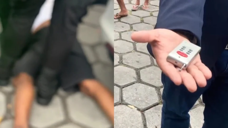 VÍDEO: Adolescente de 16 anos apanha ao tentar furtar carros com um ‘chapolin’, na zona Leste