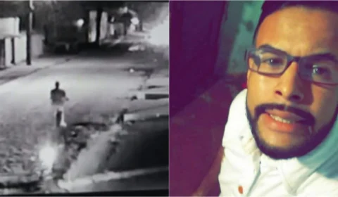 VEJA VÍDEO: jovem é executado a tiros quando chegava em casa de bicicleta