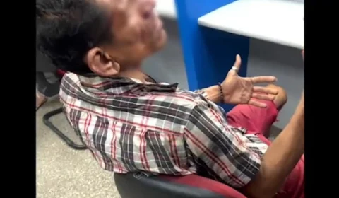 Homem flagrado realizando furto é espancado e acaba virando vítima