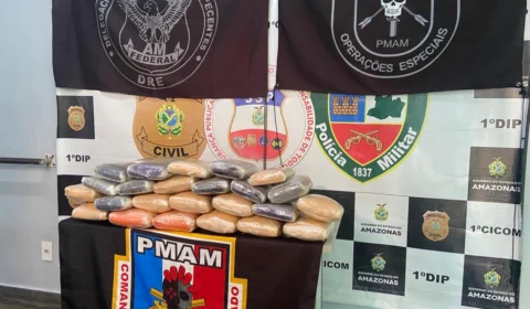 VEJA VÍDEO: Trio é preso com drogas dentro de malas no Porto de Manaus