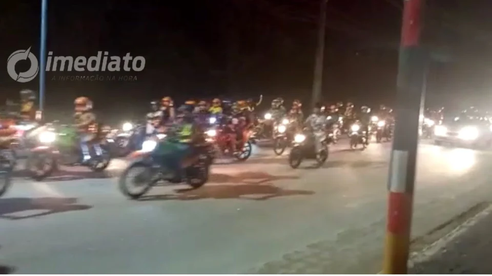 Carreata das categorias mobiliza eleitores para votar em Rodinei Ramos para Deputado Estadual