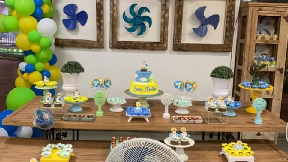 Menino de três anos pede aniversário com tema ‘ventilador’