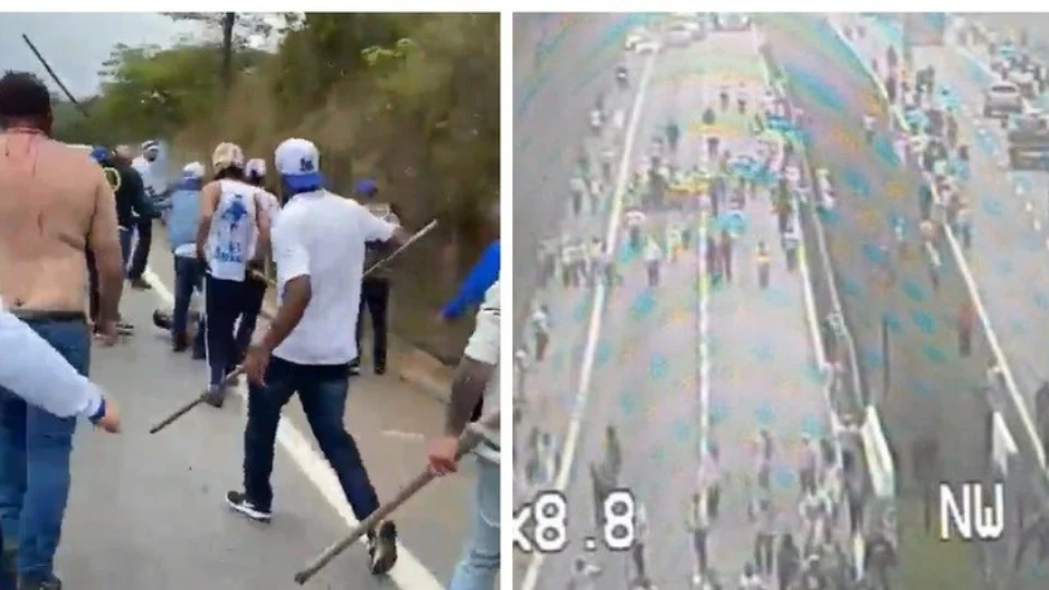 VÍDEO: Quatro baleados são internados após briga de organizadas de Cruzeiro e Palmeiras