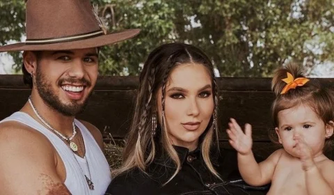 Virgínia Fonseca faz ensaio com Zé Felipe e Maria Alice: ‘Amo vocês demais’