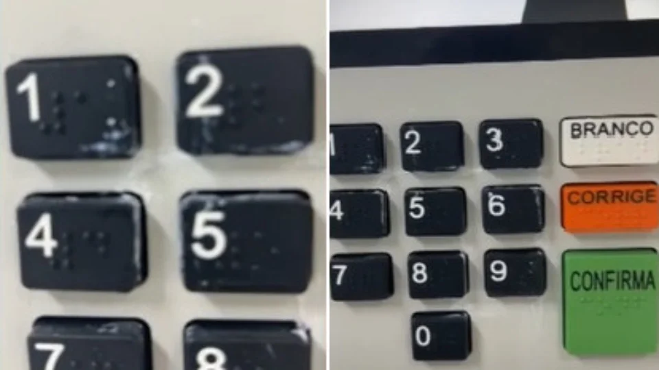 Jovem é preso por colar teclas de urna eletrônica