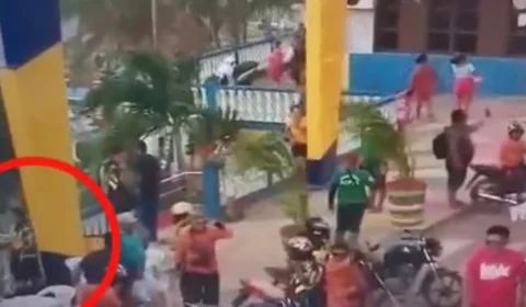 Vídeo: mototaxista morre após ser esmagado por estrutura de ferro no Amazonas