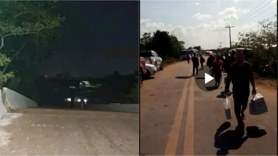 Segunda ponte na BR-319 desaba após trecho ter sido interditado
